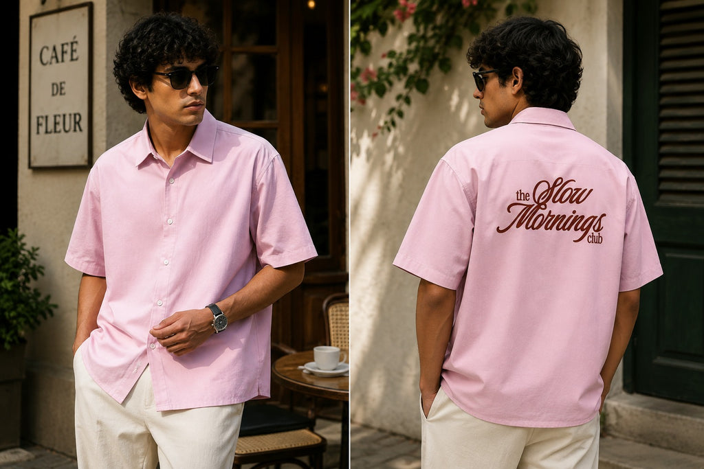 SLOW MORNING Unisex Oversized Shirt
