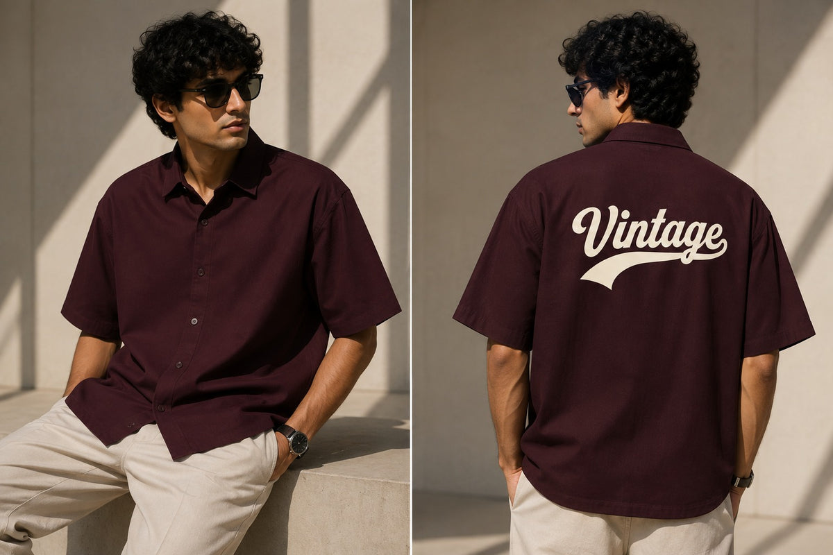 VINTAGE Unisex Oversized Shirt